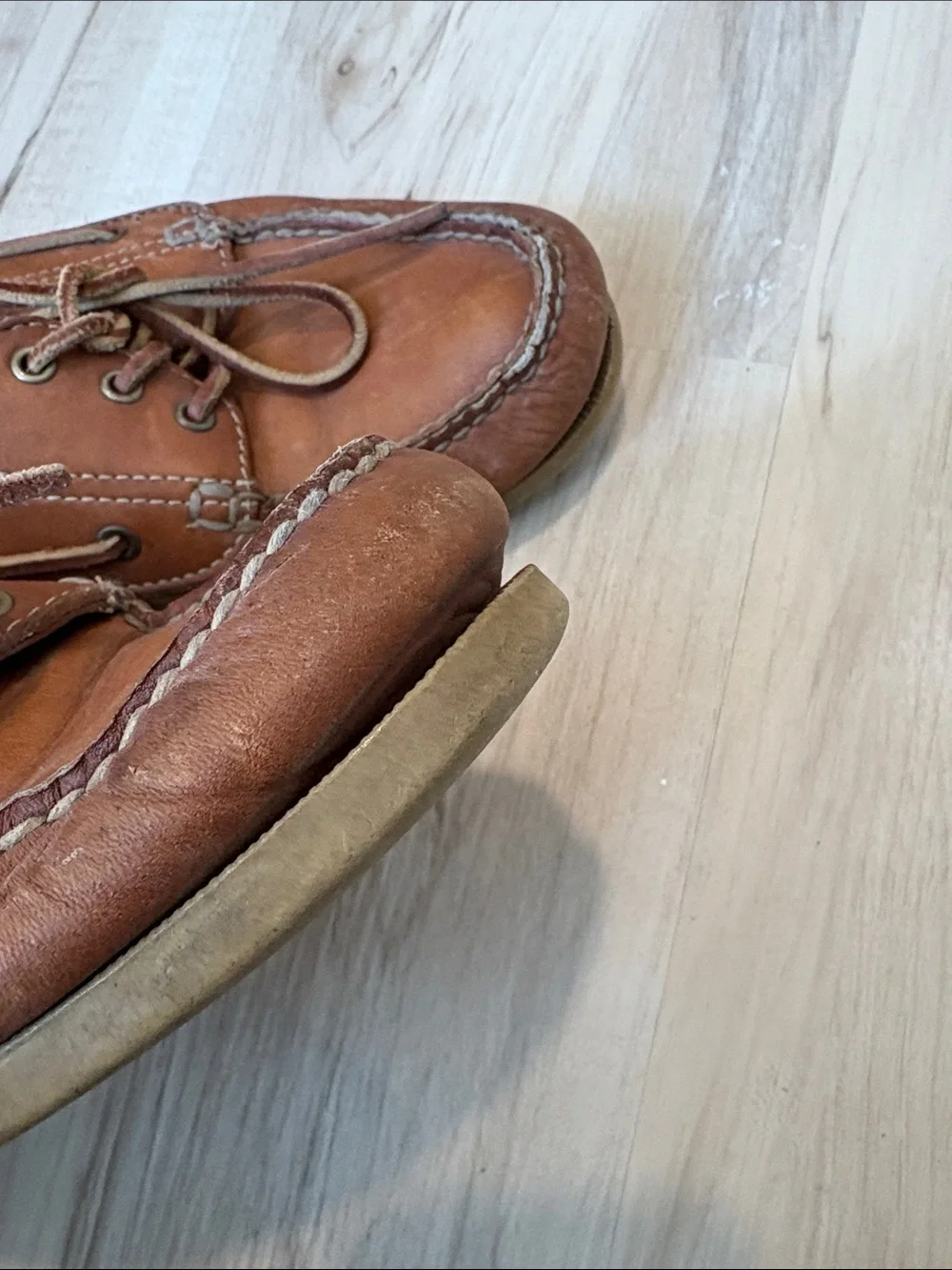 Classic Brown Leather Boat Shoes